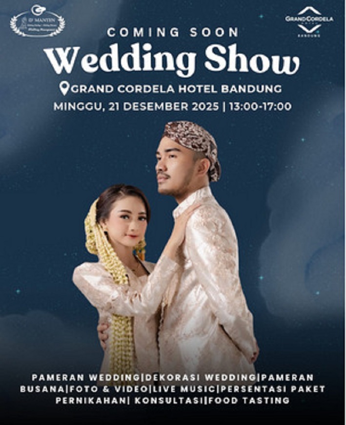 Grand Cordela Hotel Bandung dan D’Manten Bakal Gelar Wedding Show 2026