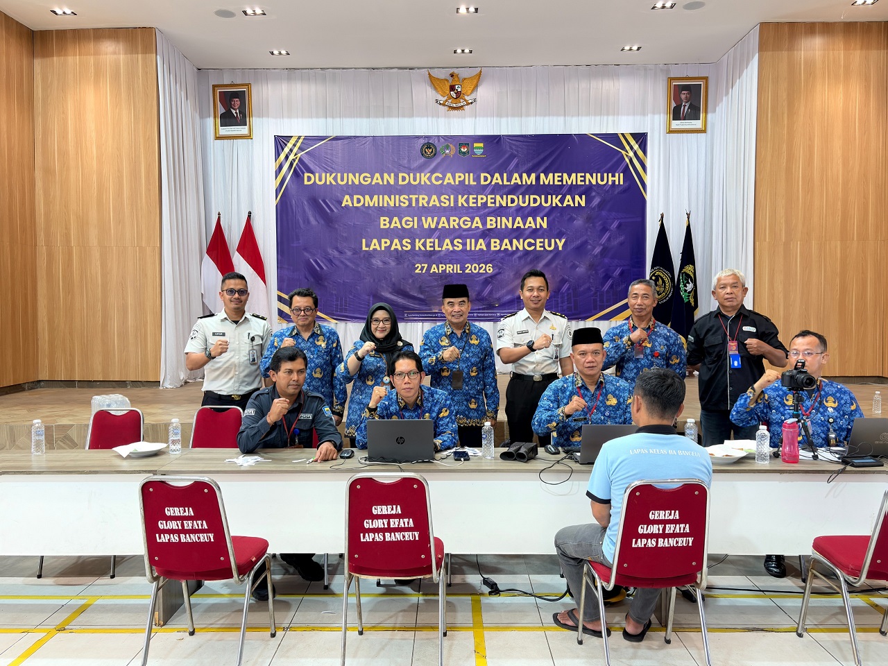 Disdukcapil Kota Bandung Gelar Layanan Terpadu di Lapas Banceuy
